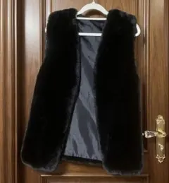 【美品】Shelly island エコファーベスト