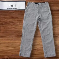 G07109 新品 ami アミ アレクサンドルマテュッシ ウール パンツ 38
