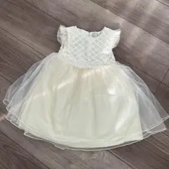 petit main アイボリー ワンピース 80 セレモニー