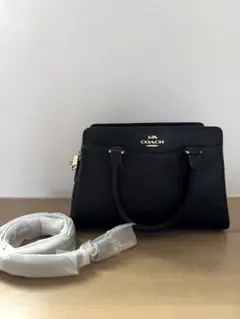 COACH 2way ショルダーバッグ ブラック レザー