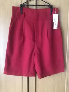 リリーブラウン　キュロット　レッド　ハーフパンツ　ショーパン　新品　タグ付のサムネイル