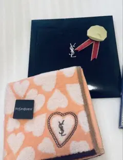 大幅値下げ　即購入○ タオル　ハート　イヴ・サンローラン