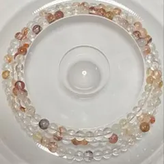 鯉水晶　３連ブレスレット