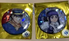 ゴールデンカムイ 缶バッジ 杉元佐一 アシリパ 2種セット　サツドラのサムネイル