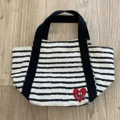 ステファンマルクス　ストライプ トートバッグ ハートモチーフのサムネイル