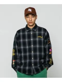 XLARGE チェック柄 長袖シャツ