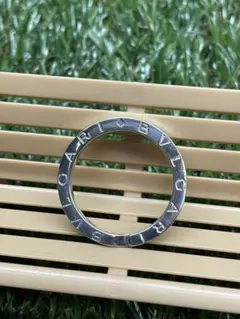 ブルガリ キーリング シルバー ロゴマニア 新品 仕上げ済み Ag 925