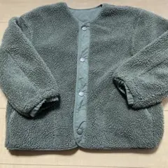 ユニクロ　120 ボアジャケット　リバーシブル