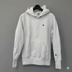 単色 赤タグ◎￼Champion チャンピオン リバースウィーブ パーカー白S