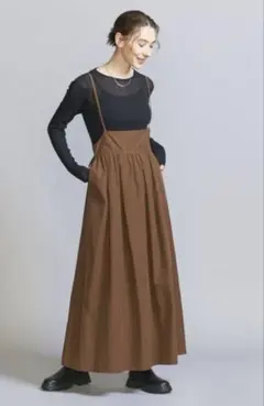 BEAUTY&YOUTHキャミワンピース ⭐︎ブラウンのサムネイル