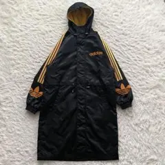 adidas ヴィンテージ　トレフォイル　ベンチ　コート　ボアロング