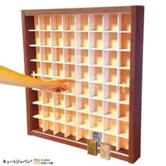 ②美品 昭和レトロ シャッペスパン 太口ミシン糸 収納ケース 店舗什器