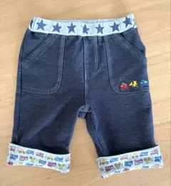 ミキハウス 車刺繍 デニムパンツ ネイビー100cm