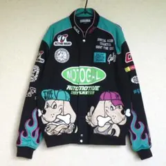 GALFY　ガルフィー　レーシングジャケット　綿　マルチカラー　Lのサムネイル