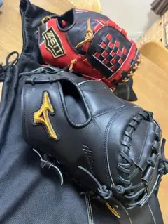 ミズノ キャッチャーミット 黒