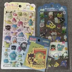 サンリオキャラクターズ はぴだんぶい 3点/うるちゅるポップシール