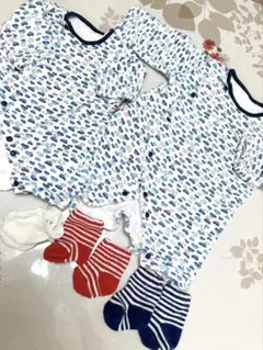 車柄　ベビー服　60㎝、80㎝のセットのサムネイル