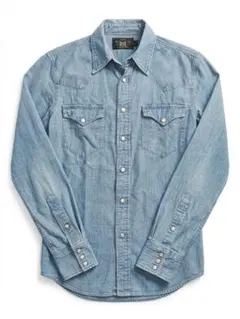 T*n様 RRL Ralph Lauren デニム ウエスタンシャツ シャンブレのサムネイル