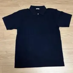 GU 半袖 ポロシャツ ネイビー