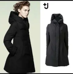 美品【完売品】UNIQLO +J ジルサンダー　ウールブレンドダウンコート　L