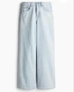 H&M ワイドウルトラハイウエストデニム