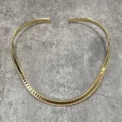 メタルデザインネックレス　チョーカー