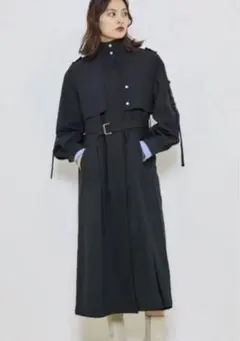 ユナイテッドトウキョウ　トレンチコート　ブラック