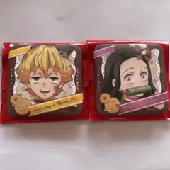 鬼滅の刃　バレンタイン　缶バッジ　善逸　禰豆子セット