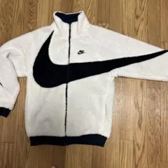 NIKE フリースジャケット ボアジャケット ホワイト ブラック