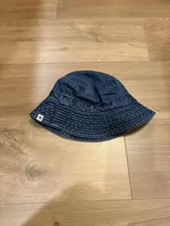プチバトー　3-6mois デニムブルー ベビー用バケットハット