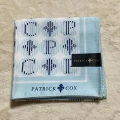 PATRICK COX ハンカチ ライトブルー
