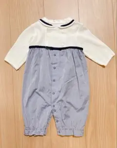 美品　bebe reduction マリン2wayロンパース　カバーオール