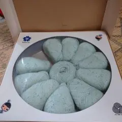 薄い緑色の毛糸 11個セット