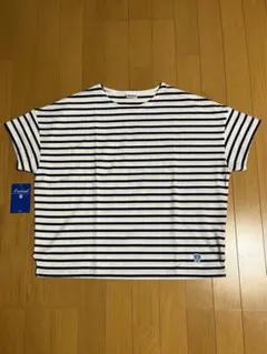 ORCIVAL オーシバル　ボーダーカットソー　ネイビー