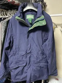 LL.Bean シェルジェケット/マウンテンパーカー　 L ネイビー　汚れ有り