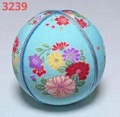 3342 手毬 花柄 桜 ちりめん グラデーション 木目込みまり 置物 - メルカリ