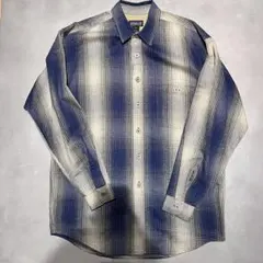 オンブレシャツ　patagonia ルーマニア製　パタゴニア　ネルシャツ