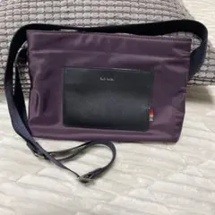 ポールスミス　サコッシュ　パープル　紫