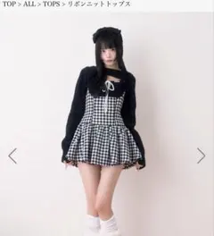 即購入⭕️OLIVE des OLIVE レースリボンワンピシアカーデのセット