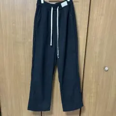 Mサイズ　ブラック ワイドパンツ 裏起毛