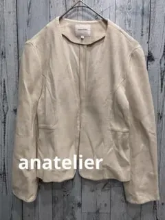 ♠️ anatelier アナトリエ　ノーカラージャケットのサムネイル