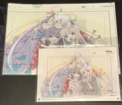 超かぐや姫　劇場グッズ　ラフ原画　アクリルパネル　クリアファイル　セット