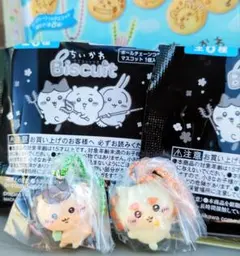 ちいかわ　ビスケットマスコット　シーサー　くりまんじゅう