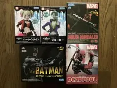 DC MARVEL フィギュア 5点セット バットマン デッドプール