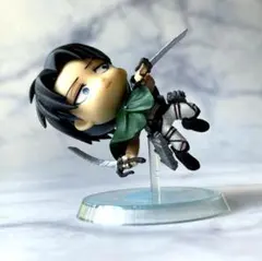 進撃の巨人リヴァイ ミニフィギュア レア 希少品 美品 台座付き