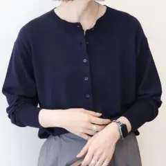 【新品 現行品】AMERICAN HOLIC クルーネックカーディガン M