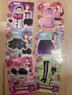 紫吹蘭アイカツカードセット 3枚