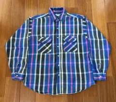 FIVE BROTHER ファイブブラザー　ネルシャツ　シュプリーム　青黒　レア
