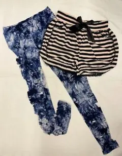 shoop　切り込みスパッツ　ショートパンツセット　Bガール　1873
