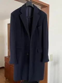 シップス別注 リングヂャケット ネイビー チェスターコート XL 日本製